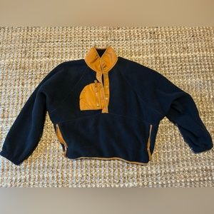 FREE PEOPLE Hit The Slopes Fleece Jacket 1/4 Zip Up